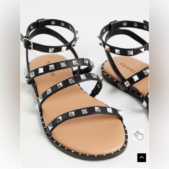 🆕 Torrid Studded Gladiator Sandal (WW) size 8 - Picture 4 of 9